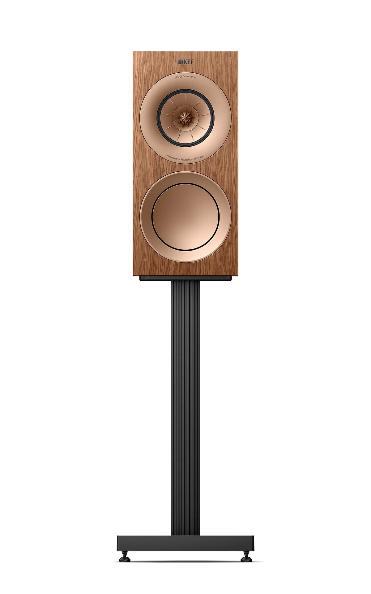 KEF - R3 Meta Bookshelf Speakers (Walnut, Pair) **OPEN BOX